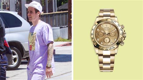 gq.de justin bieber rolex